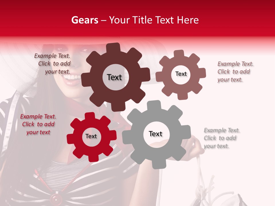 Summer Sailor Portrait PowerPoint Template