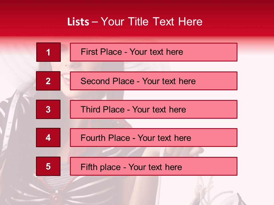 Summer Sailor Portrait PowerPoint Template