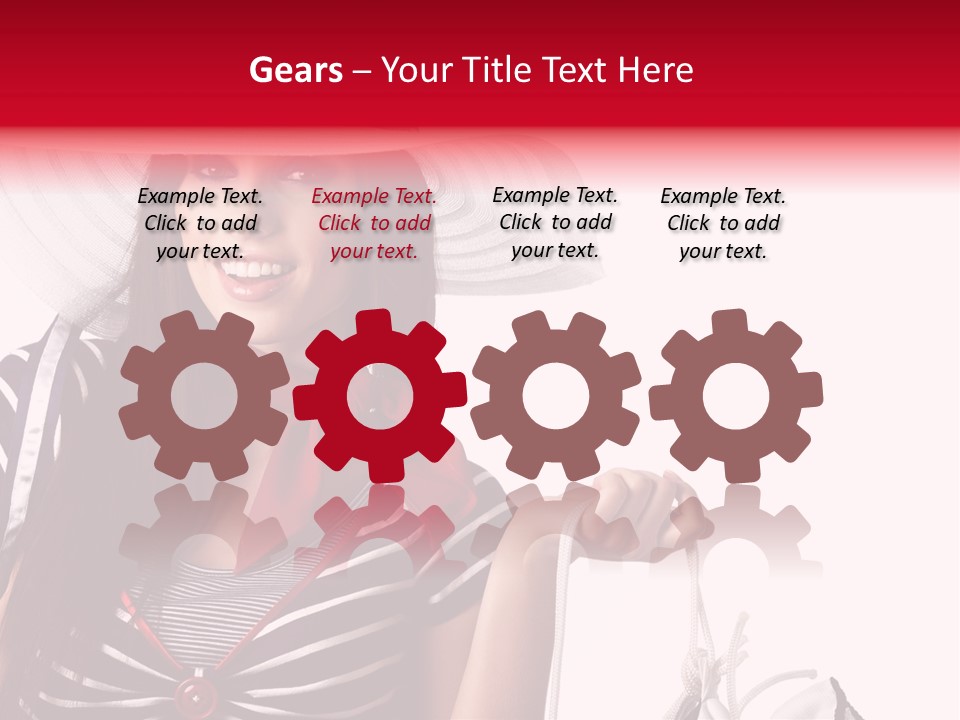 Summer Sailor Portrait PowerPoint Template