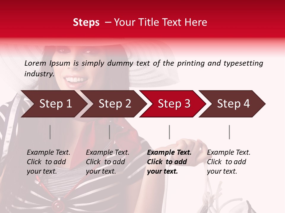 Summer Sailor Portrait PowerPoint Template