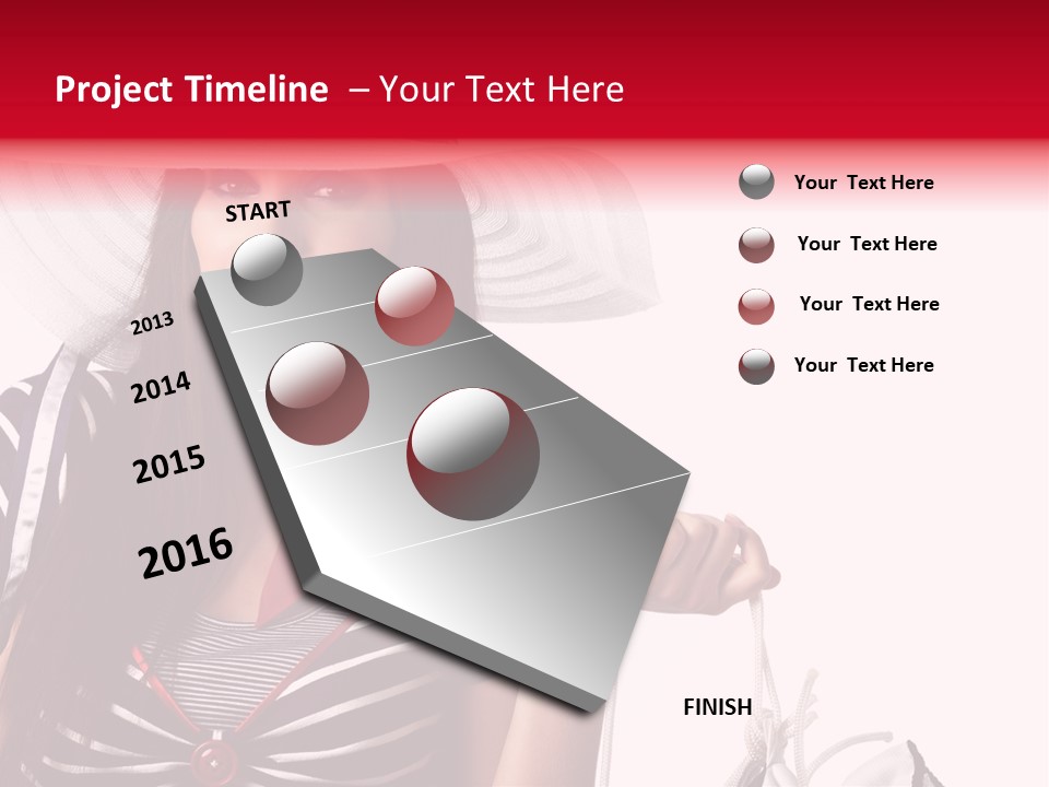 Summer Sailor Portrait PowerPoint Template