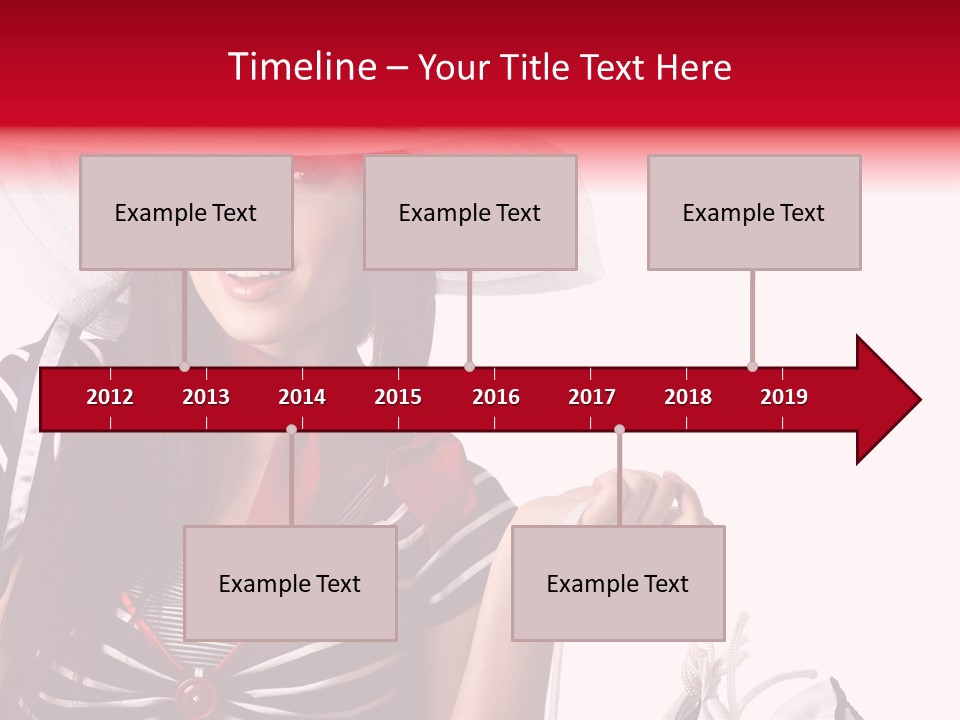 Summer Sailor Portrait PowerPoint Template