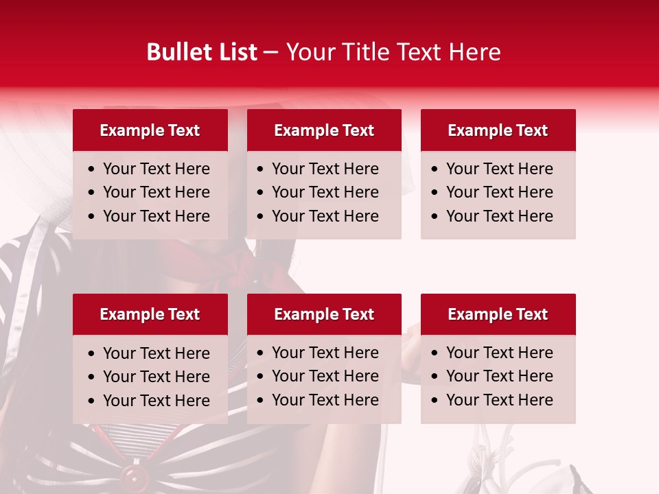 Summer Sailor Portrait PowerPoint Template