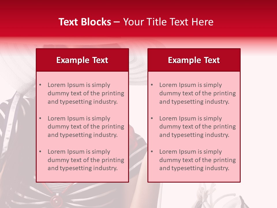 Summer Sailor Portrait PowerPoint Template