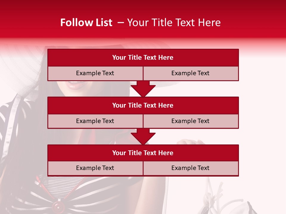 Summer Sailor Portrait PowerPoint Template