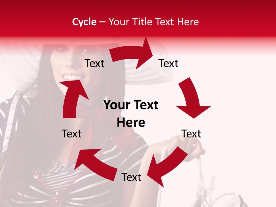 Summer Sailor Portrait PowerPoint Template