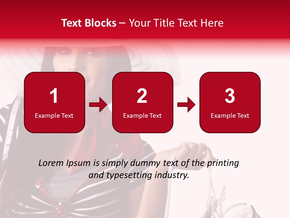 Summer Sailor Portrait PowerPoint Template