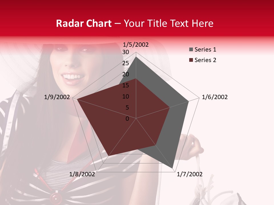 Summer Sailor Portrait PowerPoint Template