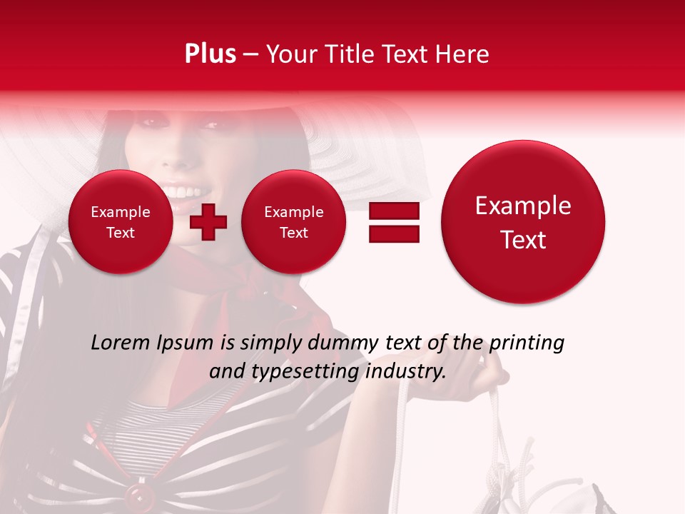 Summer Sailor Portrait PowerPoint Template