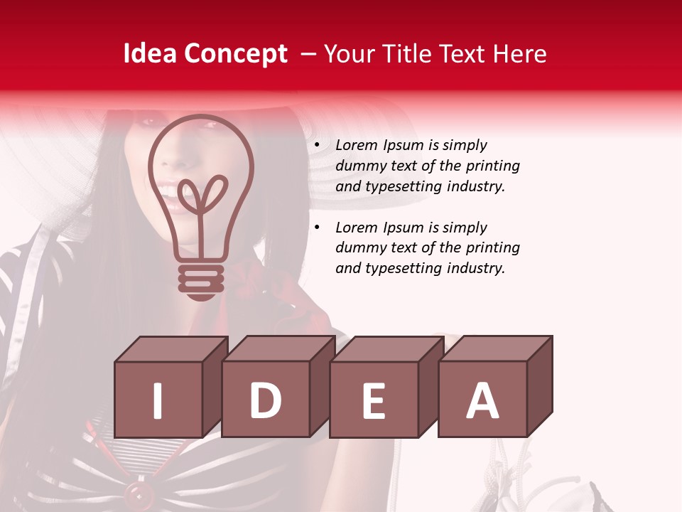 Summer Sailor Portrait PowerPoint Template