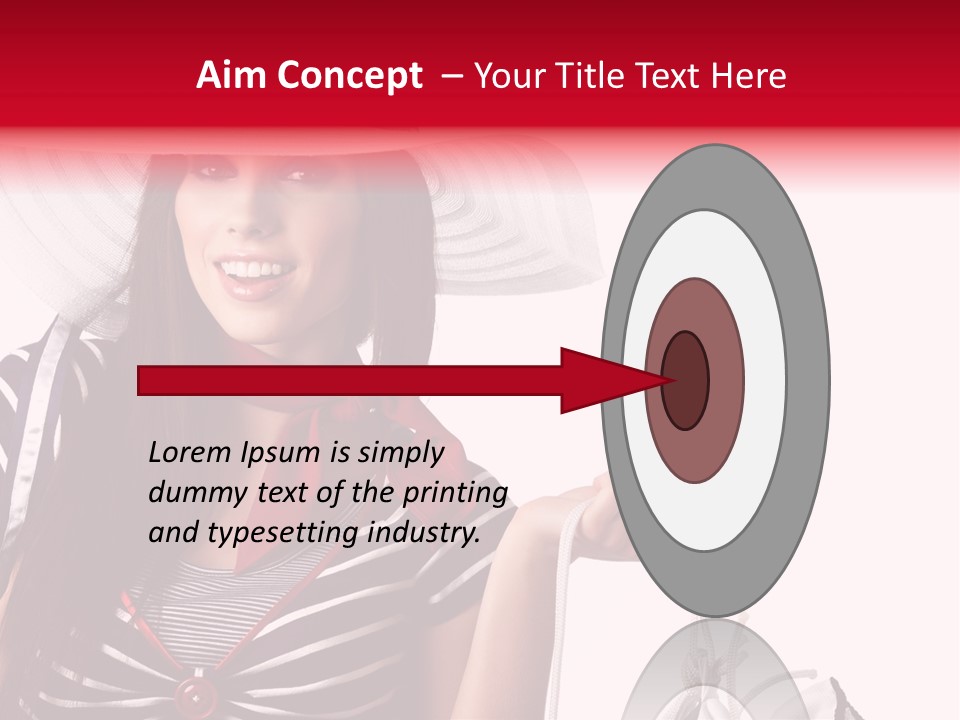 Summer Sailor Portrait PowerPoint Template