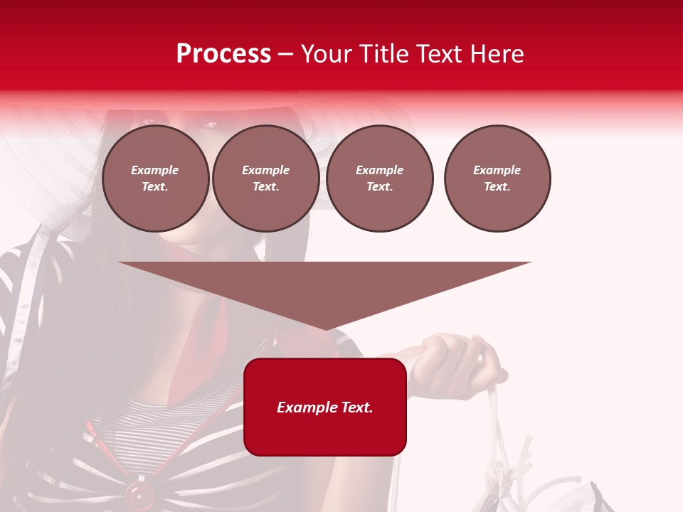 Summer Sailor Portrait PowerPoint Template