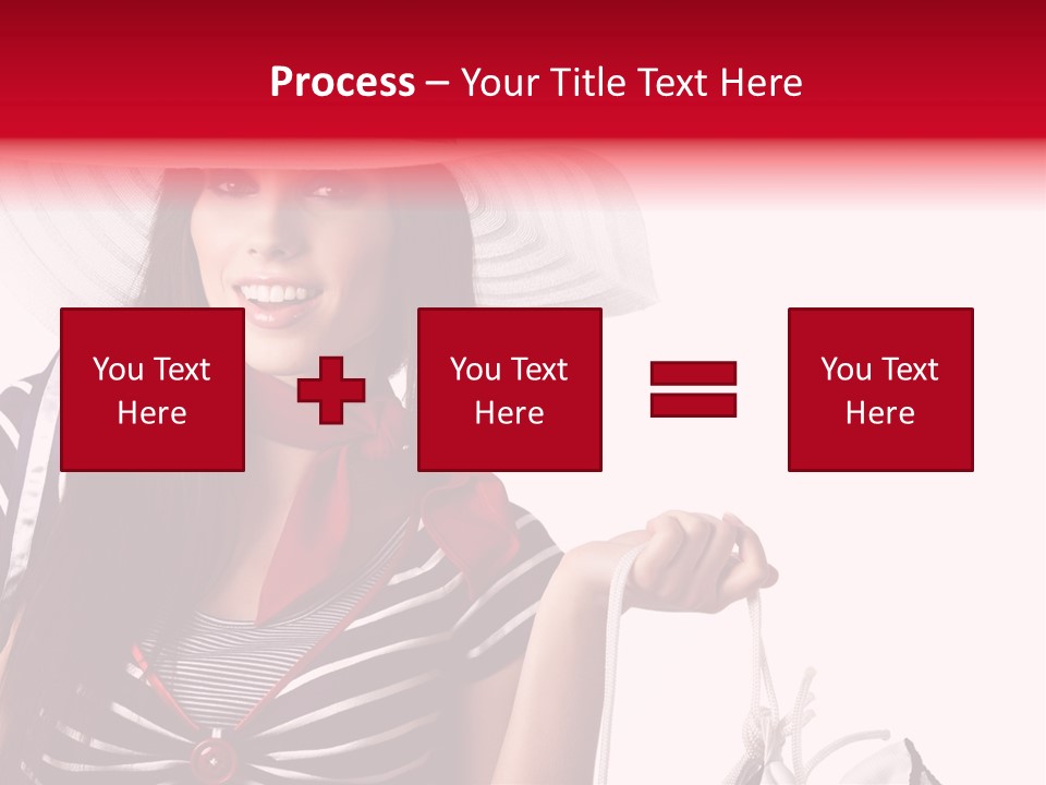 Summer Sailor Portrait PowerPoint Template