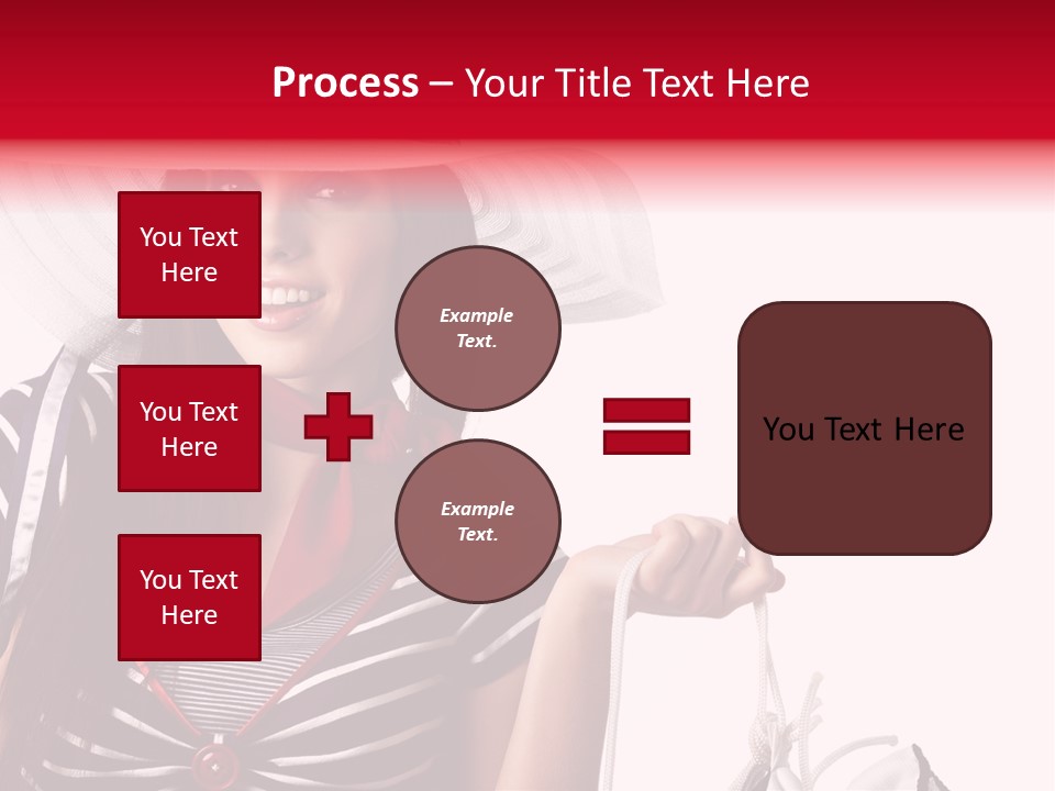 Summer Sailor Portrait PowerPoint Template