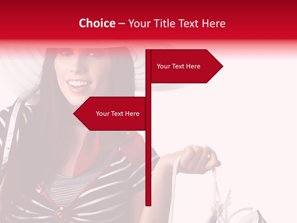 Summer Sailor Portrait PowerPoint Template