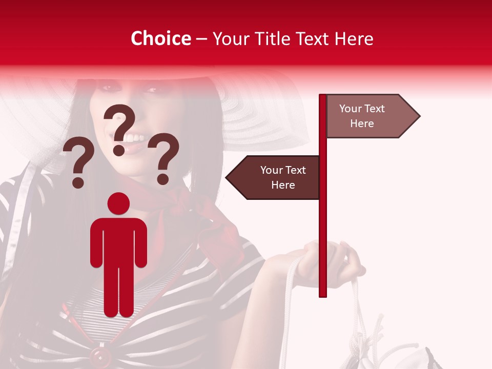 Summer Sailor Portrait PowerPoint Template