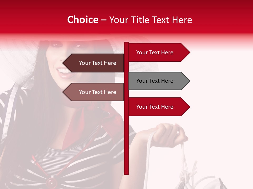 Summer Sailor Portrait PowerPoint Template