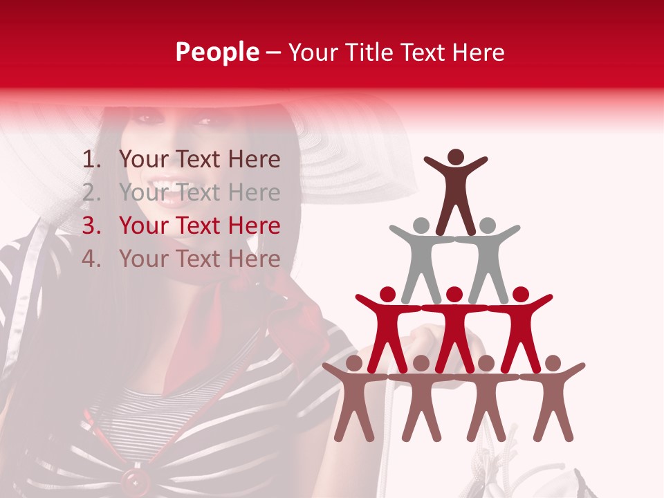 Summer Sailor Portrait PowerPoint Template