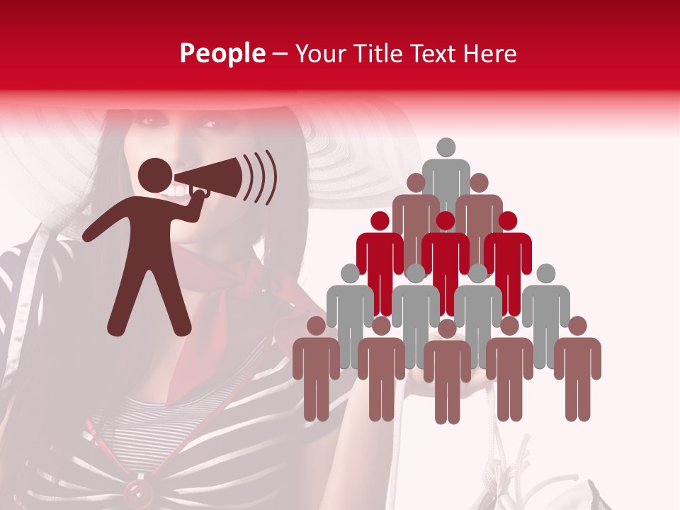 Summer Sailor Portrait PowerPoint Template