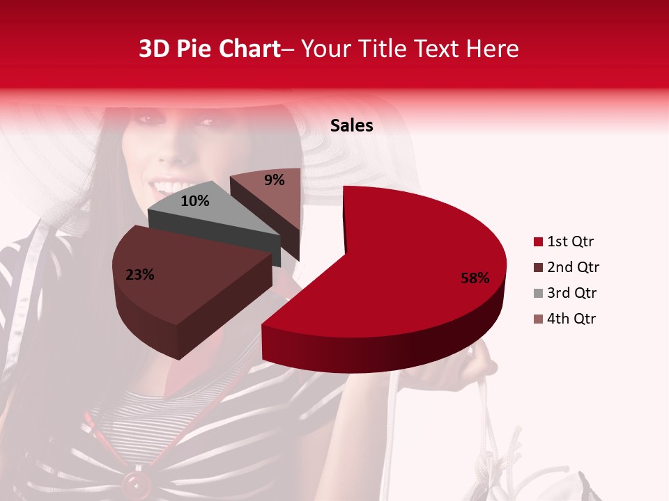 Summer Sailor Portrait PowerPoint Template