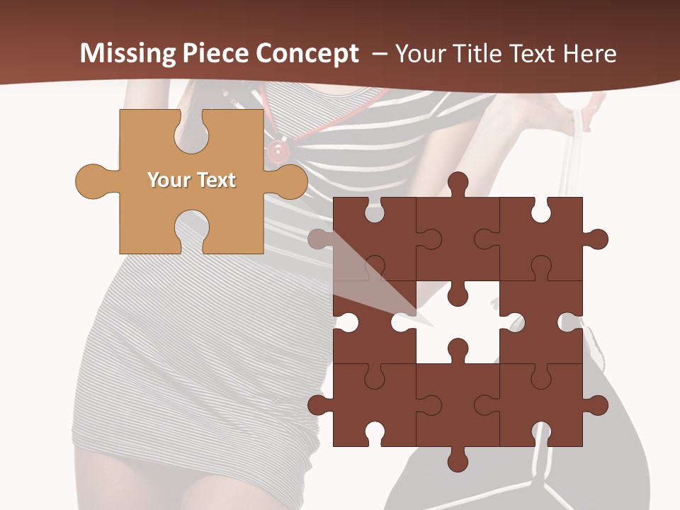 Face Caucasian Cold PowerPoint Template