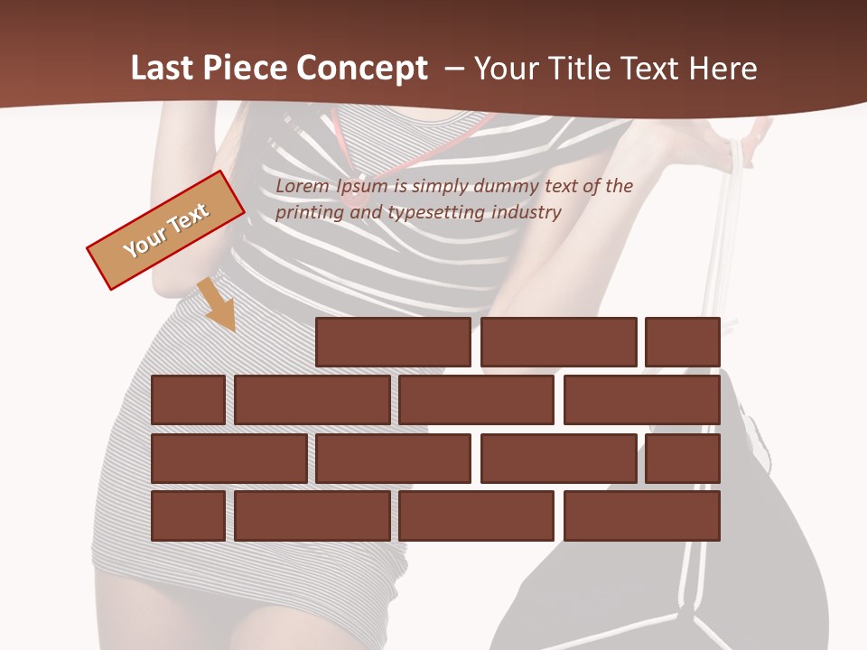 Face Caucasian Cold PowerPoint Template