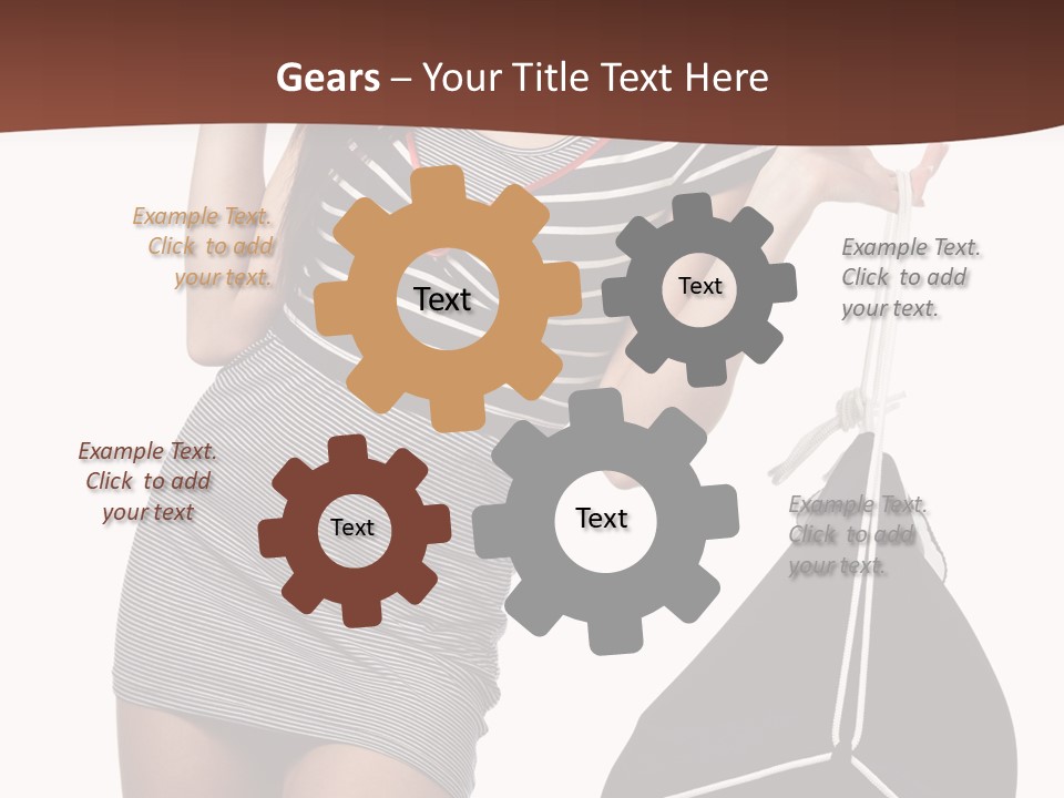 Face Caucasian Cold PowerPoint Template