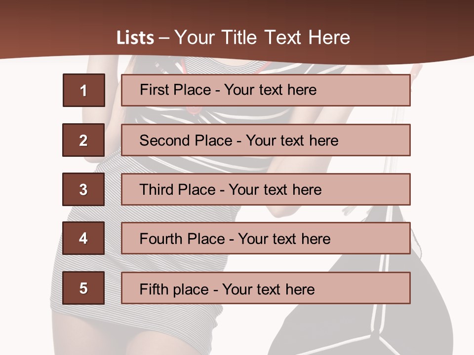 Face Caucasian Cold PowerPoint Template