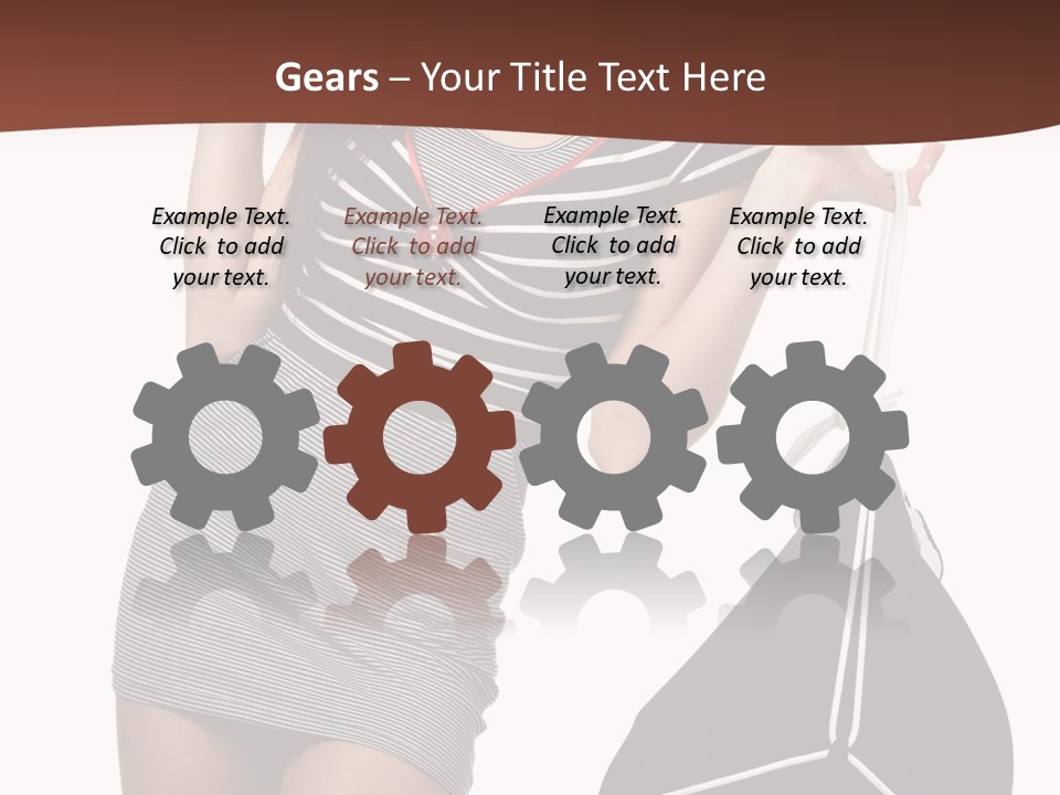 Face Caucasian Cold PowerPoint Template