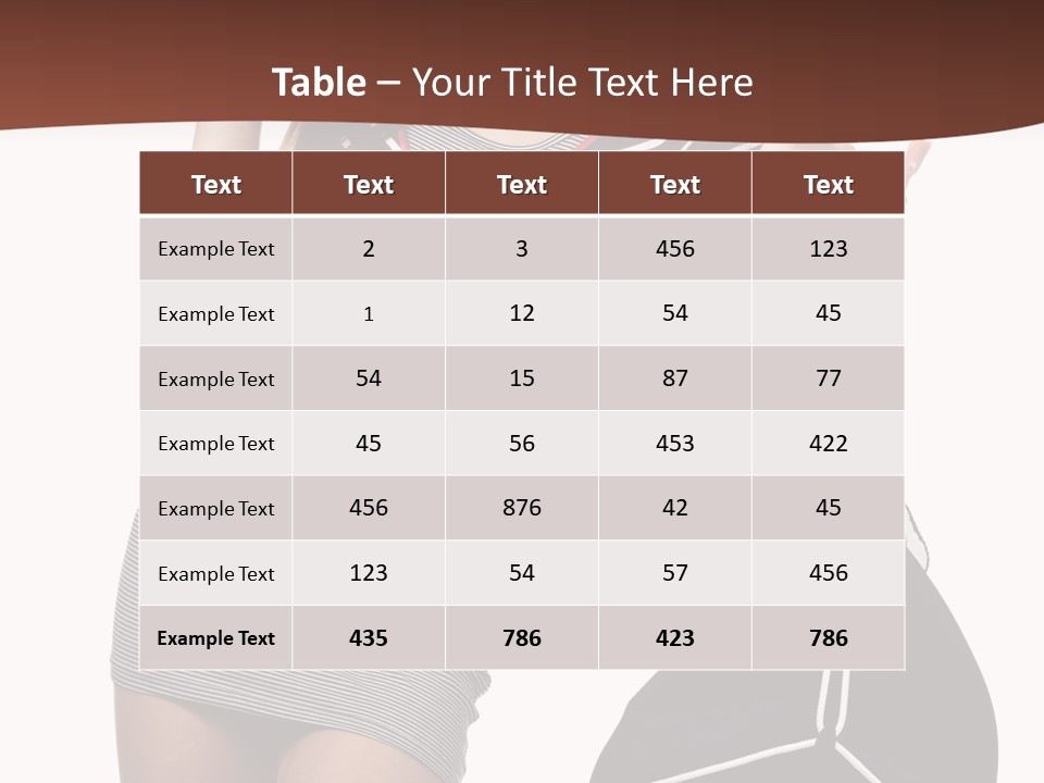 Face Caucasian Cold PowerPoint Template
