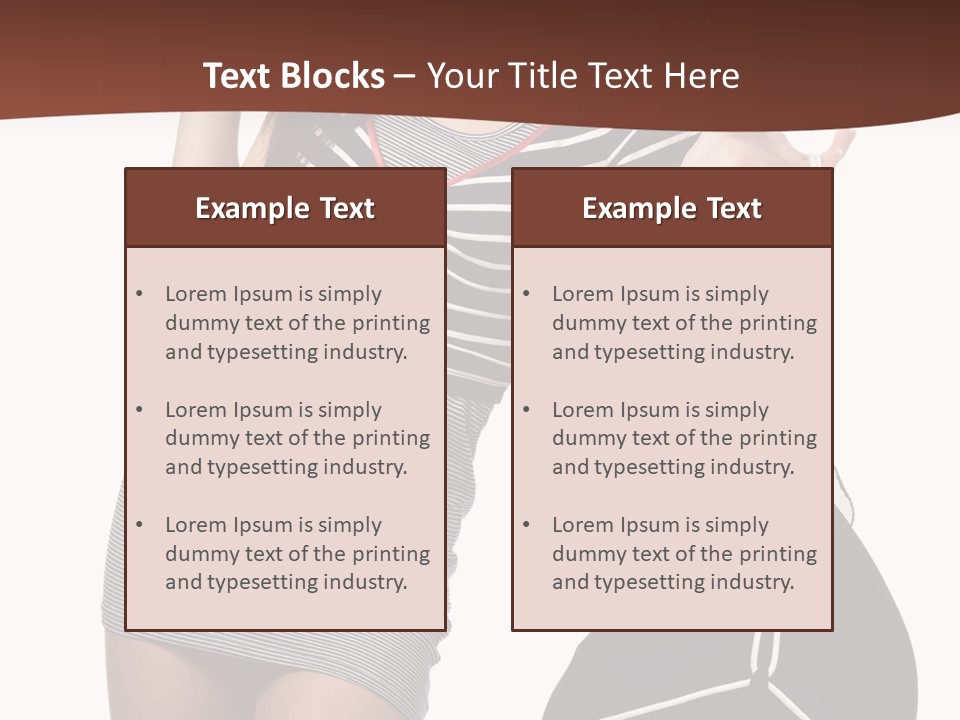 Face Caucasian Cold PowerPoint Template
