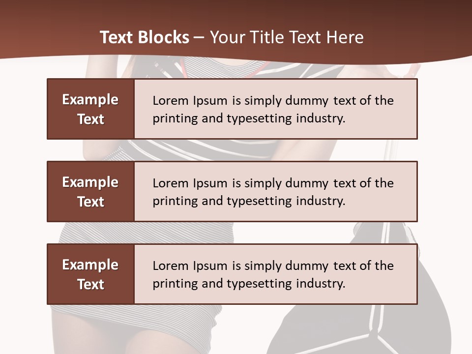 Face Caucasian Cold PowerPoint Template