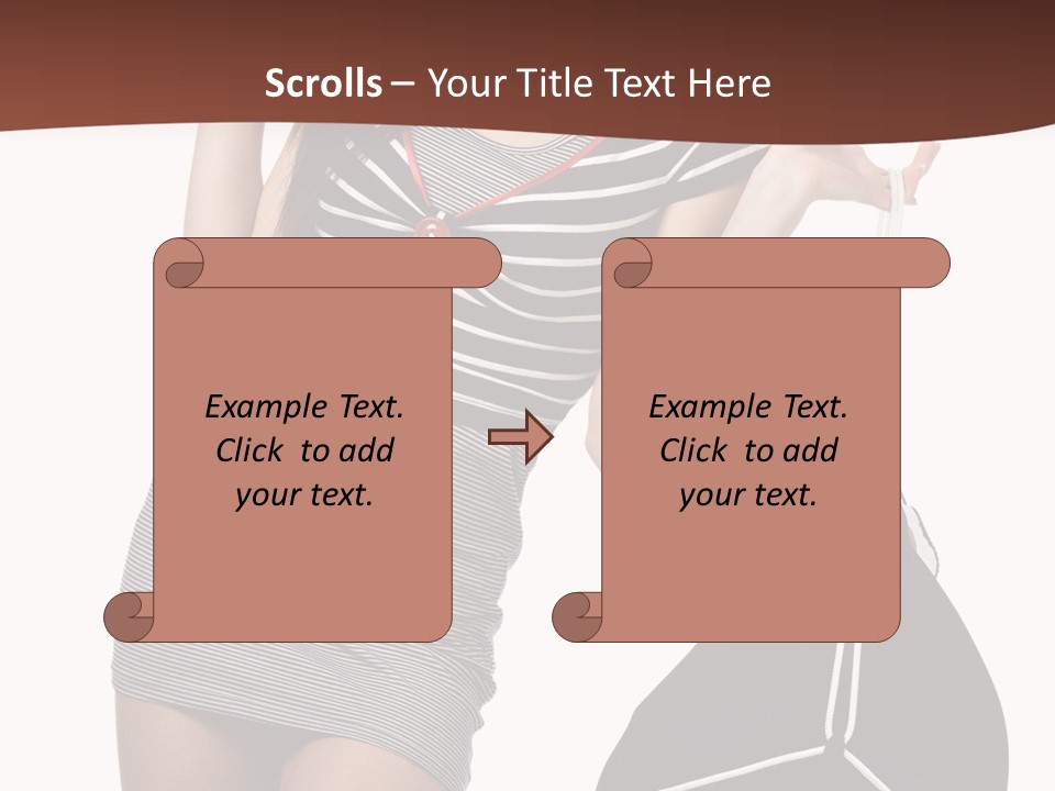 Face Caucasian Cold PowerPoint Template