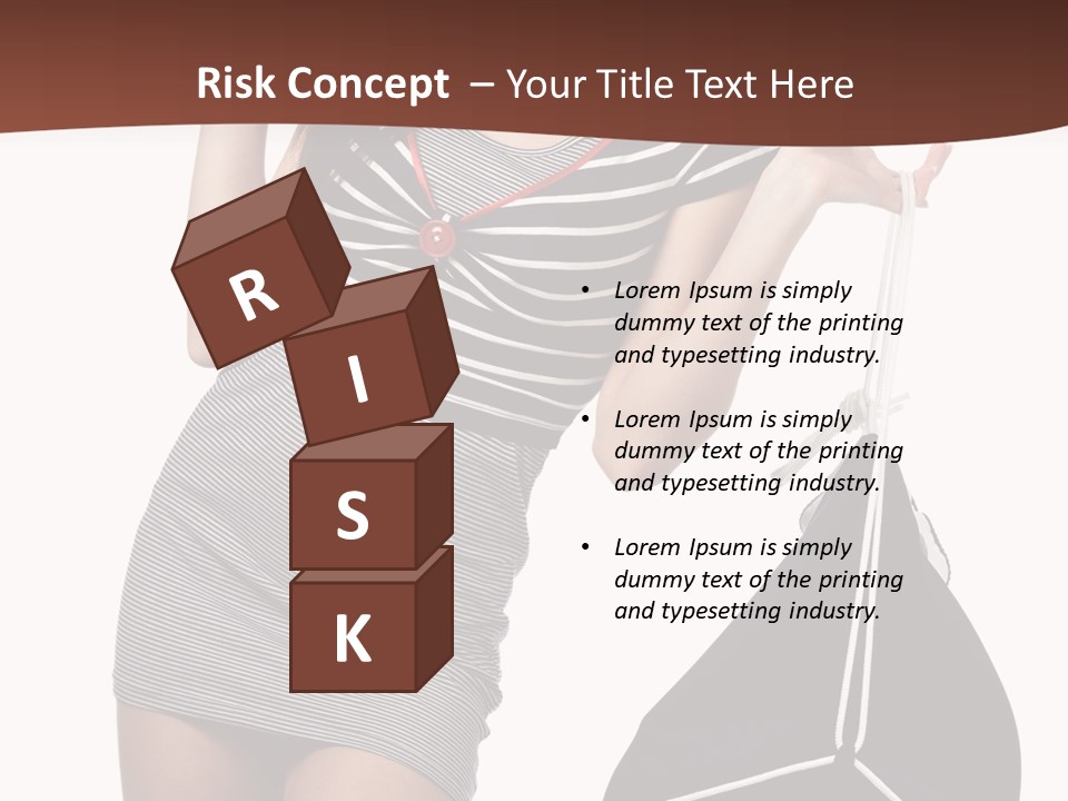 Face Caucasian Cold PowerPoint Template