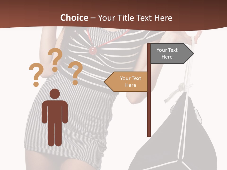 Face Caucasian Cold PowerPoint Template