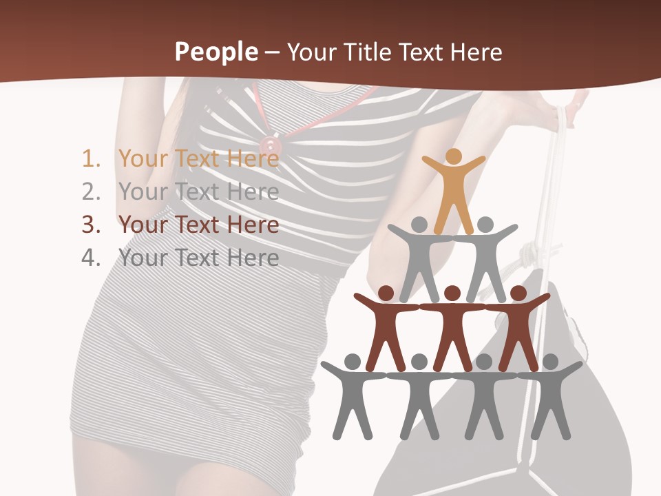 Face Caucasian Cold PowerPoint Template