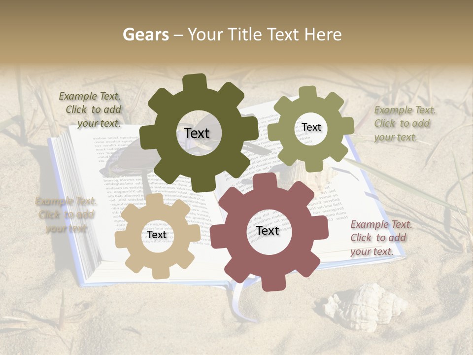 Beach Hobby Relaxation PowerPoint Template