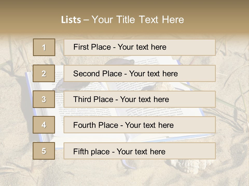 Beach Hobby Relaxation PowerPoint Template
