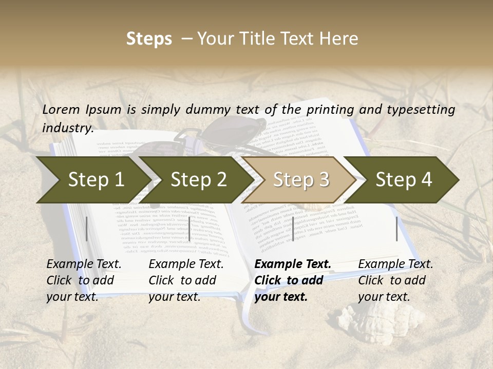 Beach Hobby Relaxation PowerPoint Template