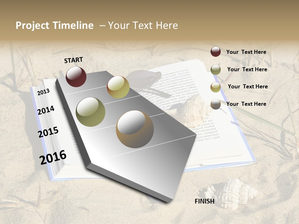 Beach Hobby Relaxation PowerPoint Template