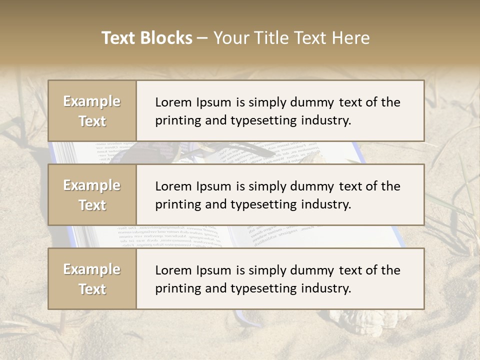 Beach Hobby Relaxation PowerPoint Template