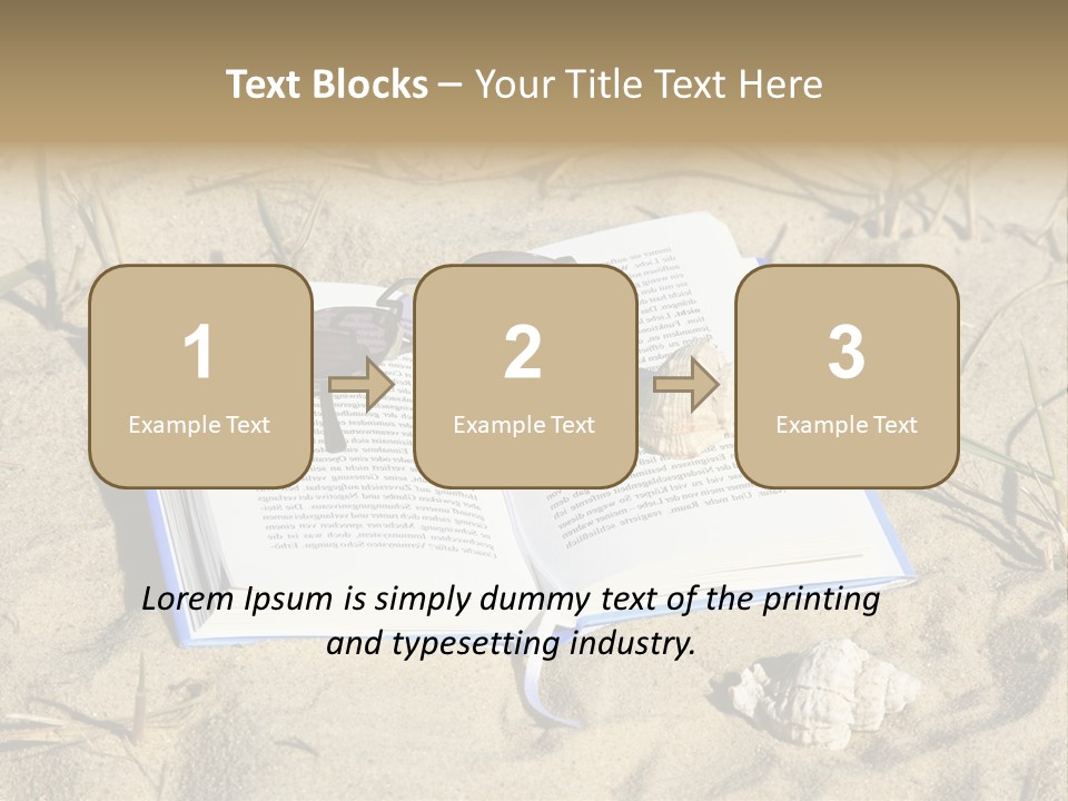 Beach Hobby Relaxation PowerPoint Template