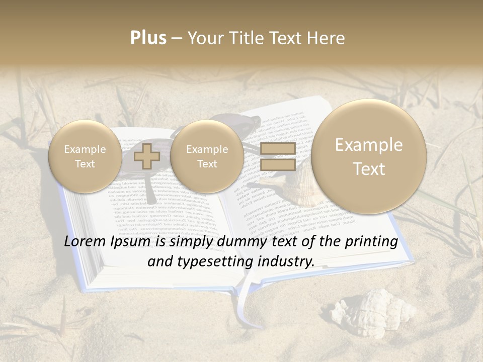 Beach Hobby Relaxation PowerPoint Template