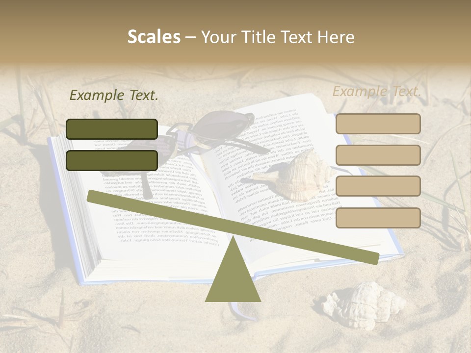 Beach Hobby Relaxation PowerPoint Template