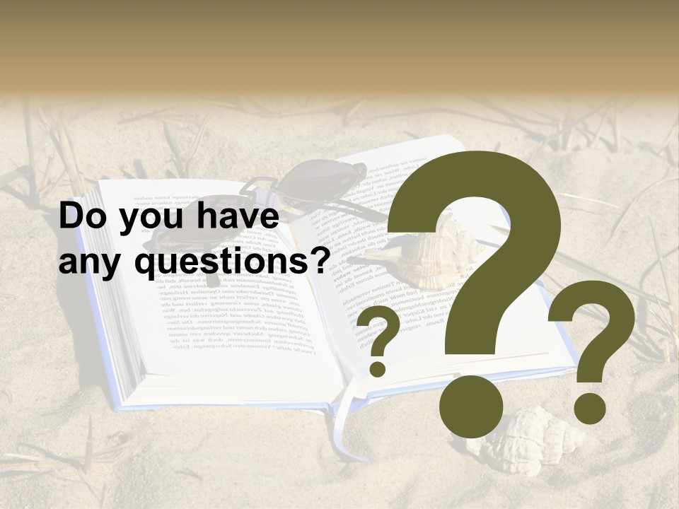 Beach Hobby Relaxation PowerPoint Template