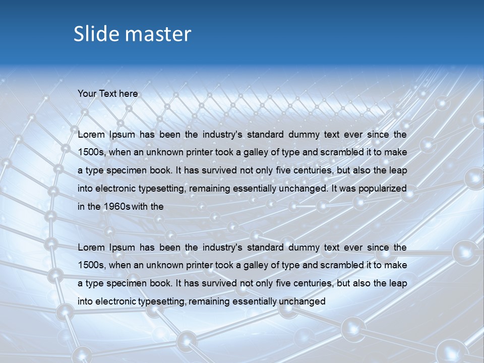 Technology Render Scientific PowerPoint Template
