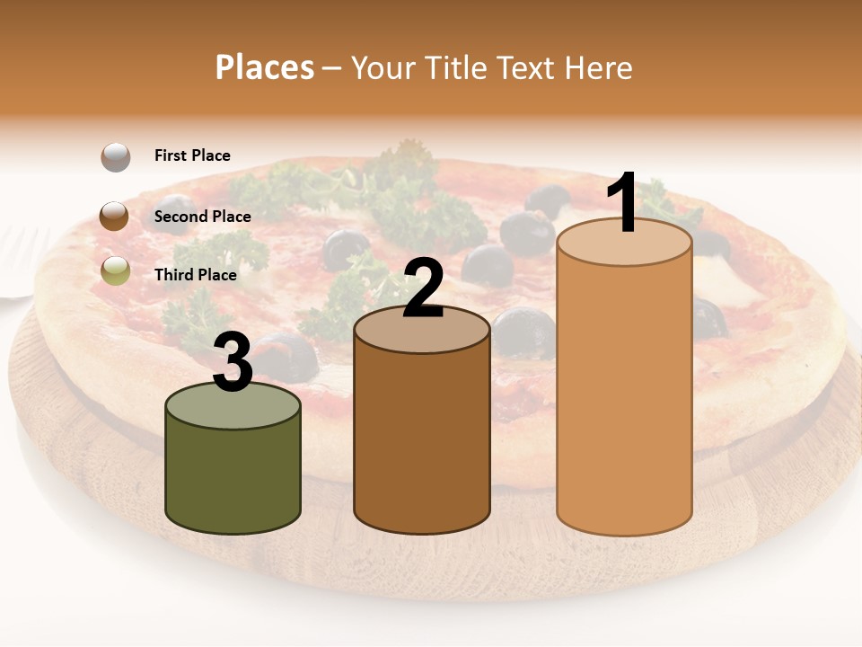 Pizza Cut Cheese PowerPoint Template