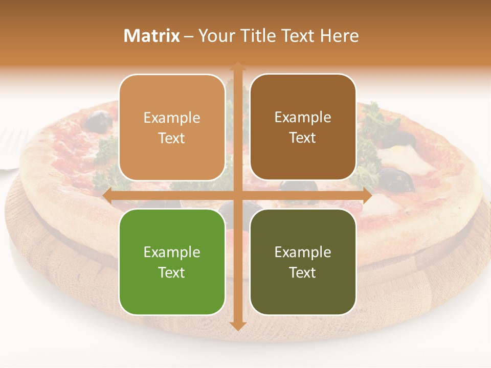 Pizza Cut Cheese PowerPoint Template