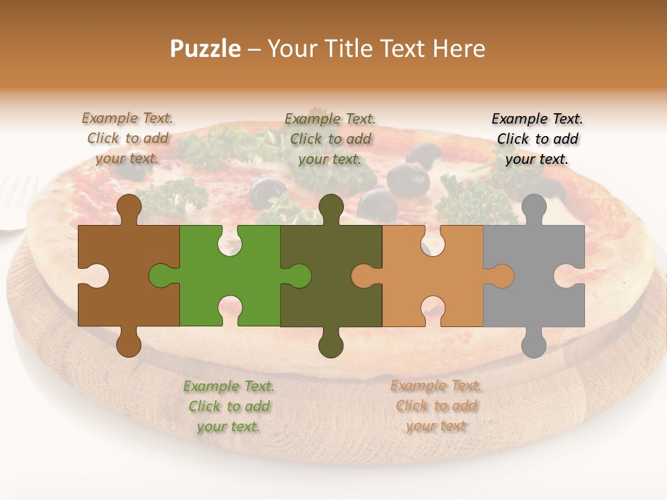 Pizza Cut Cheese PowerPoint Template