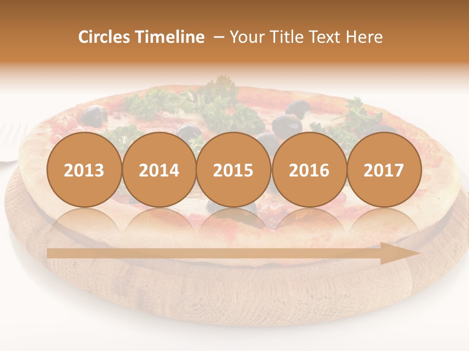 Pizza Cut Cheese PowerPoint Template